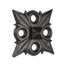 Clavos de forja - Clavo de Roseta 1005 80x80 mm Negro