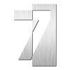 Números, Letras e Indicadores - Número 7 de 75 mm Inox Cepillado