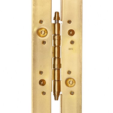 Bisagras de seguridad - Bisagra Antipalanca Larga 1063 con Remate 2100x40 mm Dorado