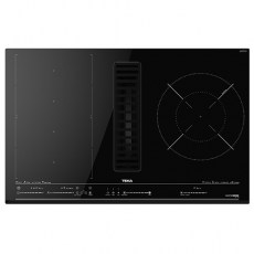 Placas de inducción - TEKA Encimera Flex Inducción AFC 87628 MST 4 Zonas Y Extractor Integrado Cristal Negro