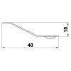 Burletes y cubrecerámicas - Tapajuntas Cerámica MOD11 720 mm Inox