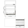 Interior cocina - Módulo Despensero Extracción Total Classic M30 Cromo