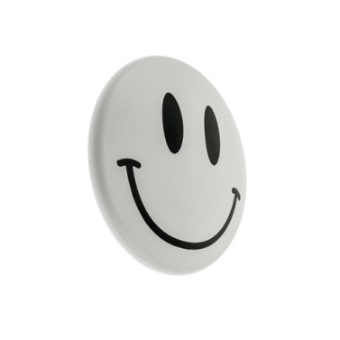 Pomos mueble - Pomo Smile 70mm ABS Serigrafiado Sonrisa Blanco