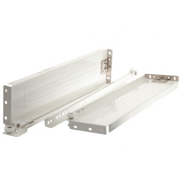 Guías para cajón - Cajón MetalBox H118 450 mm Blanco