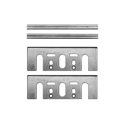 Consumibles para herramientas - Conjunto Mini Cuchillas con Placa para Cepilladora 82 mm