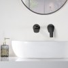 Accesorios y Grifos Baño - IMEX Grifo Monomando Lavabo Empotrado DELOS Negro Mate