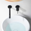 Accesorios y Grifos Baño - IMEX Grifo Monomando Lavabo Empotrado Génova Negro Mate