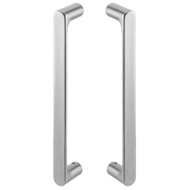 Manillones con roseta - Juego Manillones Tokyo 272x22 mm Inox Satinado