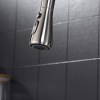 IBERGRIF Grifo Cocina Extraíble Caño Alto M22136 Cromo Brillo
