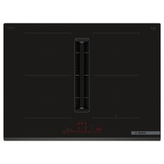 Placas de inducción - BOSCH Encimera Flex Inducción con Extractor PVQ731H26E 4 Zonas Cristal Negro