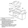 Placas de inducción - BOSCH Encimera Flex Inducción con Extractor PVQ731H26E 4 Zonas Cristal Negro