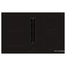 Placas de inducción - BOSCH Encimera Combi Inducción con Extractor PVS811B16E 4 Zonas Cristal Negro