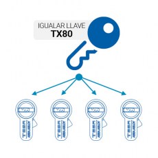 Recargo Llaves Iguales Cilindros TX80