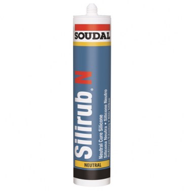 Adhesivos y selladores - Silicona Neutra Silirub N Translúcida 300ml