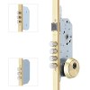 Cerradura Seguridad TLB 3 Puntos E50 Cerradero 40mm Dorado Sin Cilindro