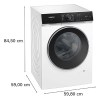 Lavadoras - SIEMENS Lavadora WG44H2A0ES 9 Kg Carga Frontal Blanco