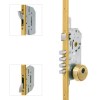 Cerradura Seguridad XT Premium 3 Puntos E50 Cerradero 45mm Dorado